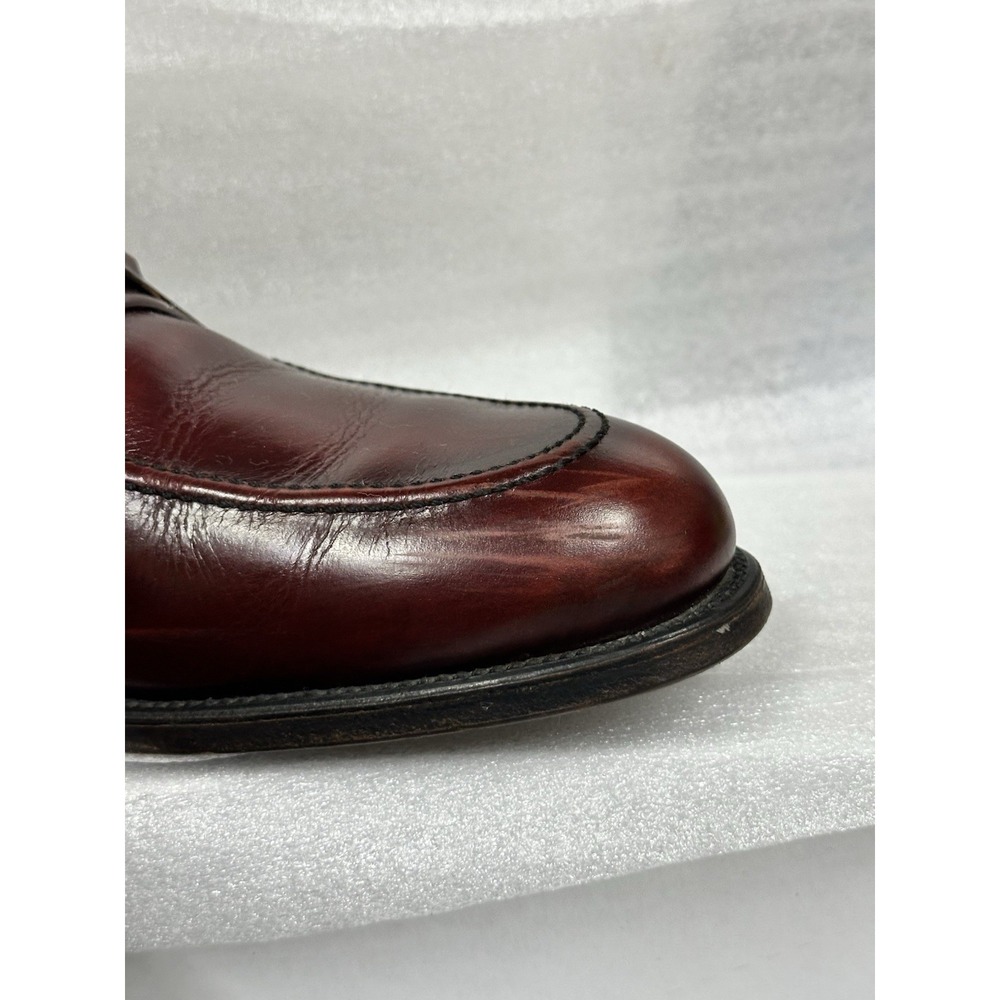 Foot So Port Shoes‎ Comfort Made USA Supreme Size 10 Brown Maroon Slip On - Picture 4 of 14